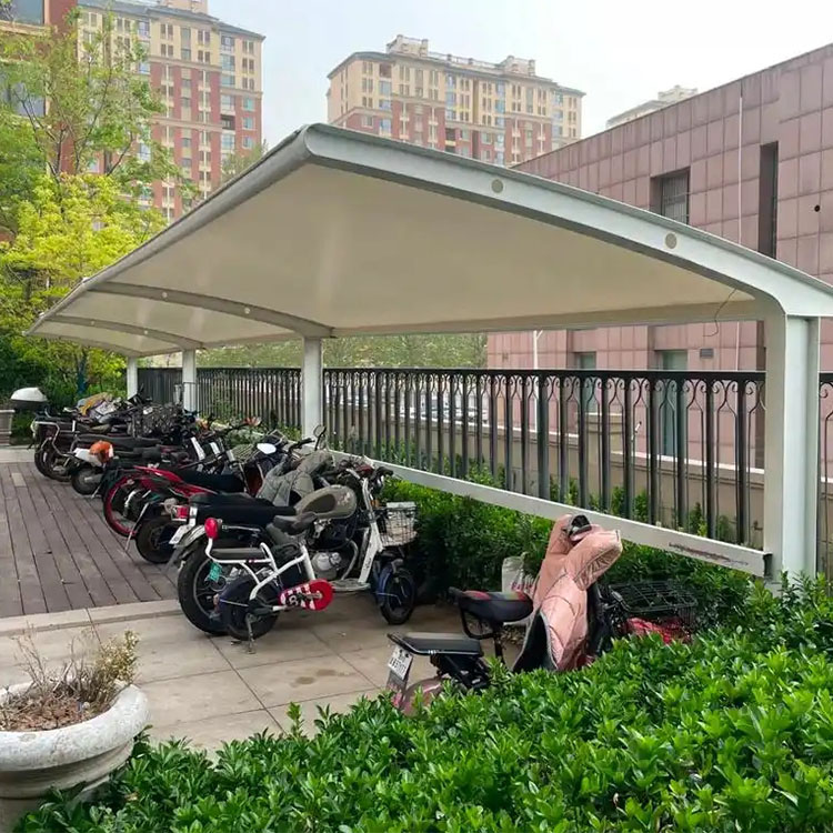 广河县膜结构电动车棚